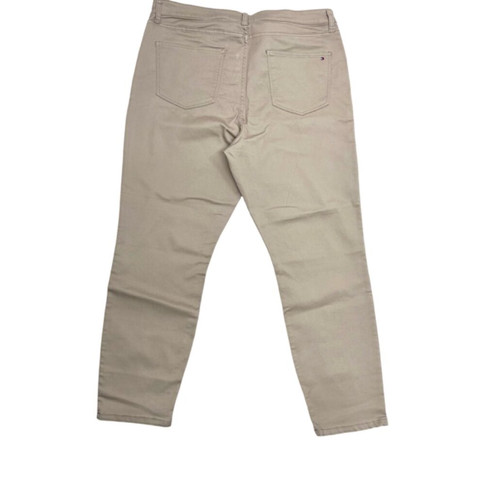 New Tag-Tommy Hilfiger women's pants khaki chino ankle-length pants  size 18 - Picture 4 of 7